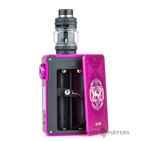 lost vape centaurus m200 kit pink planet battery compartment