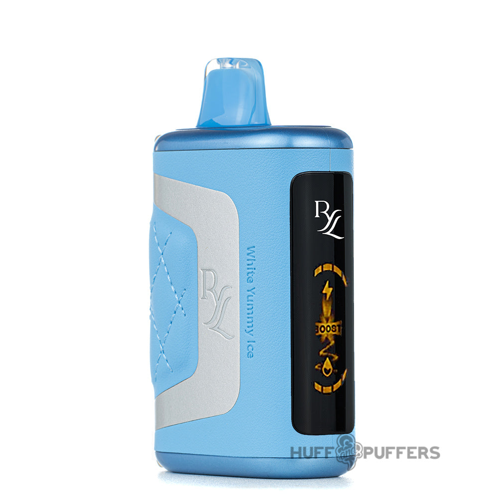 ryl classic disposable vape by raz vape white yummy ice