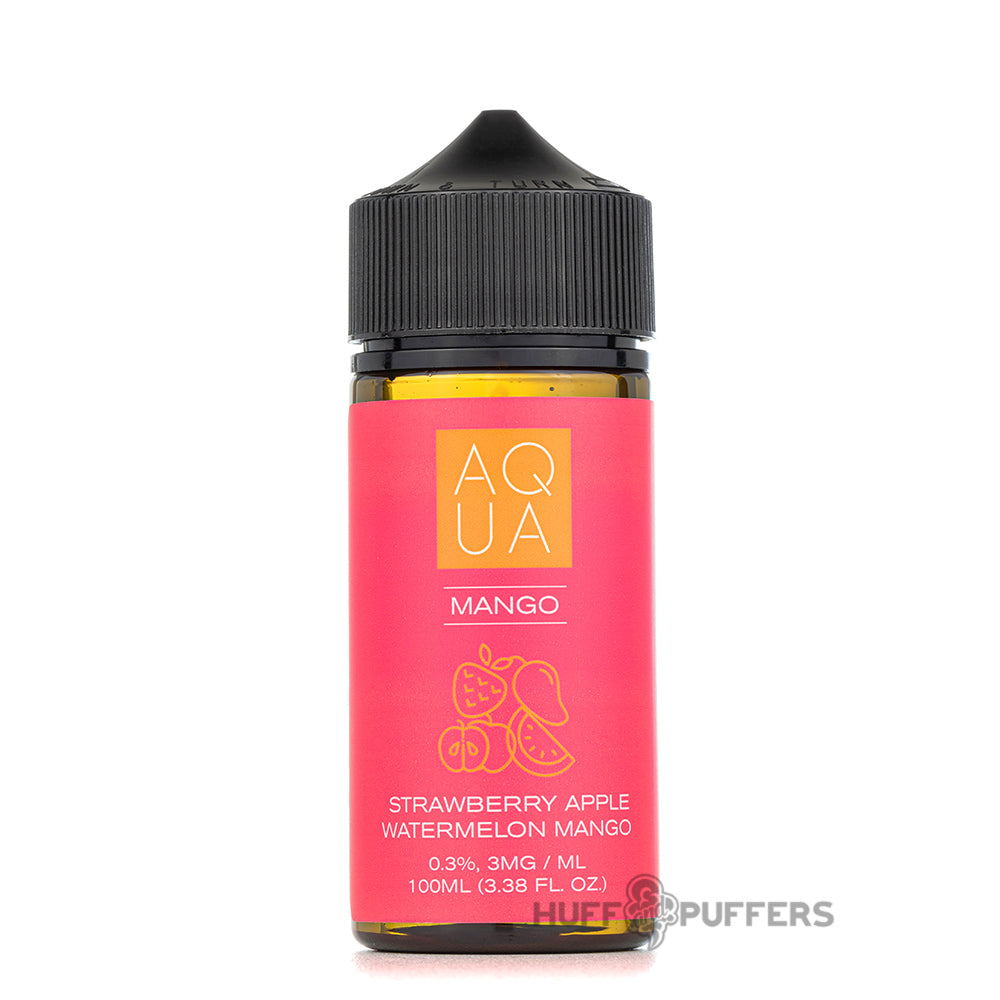 aqua e-juice mango 100ml bottle