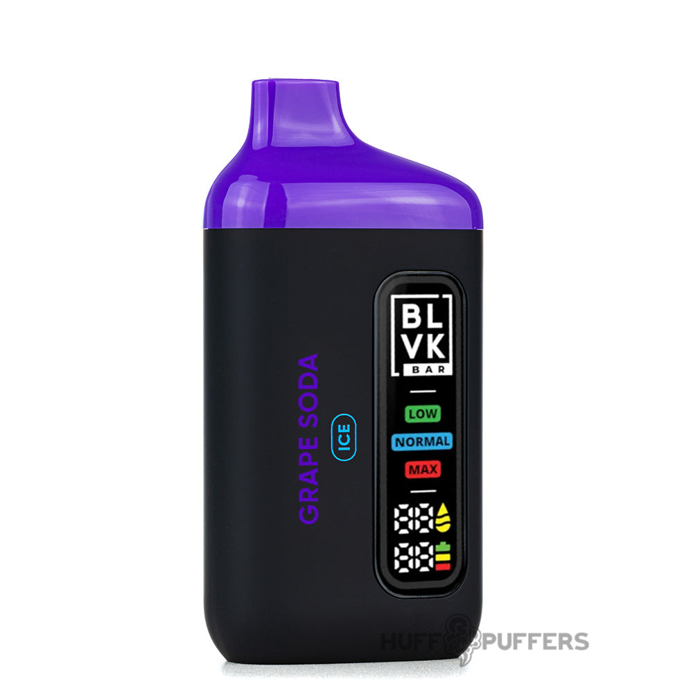 blvk bar 20k disposable vape grape soda ice