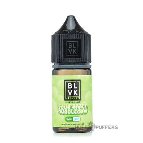 BLVK Bubba Salt Sour Apple Bubblegum Ice 30mL e-juice