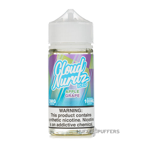 cloud nurdz iced apple grape e-juice 100ml