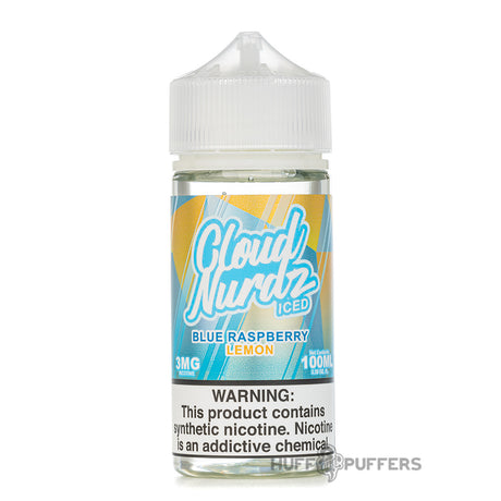 cloud nurdz iced blue raspberry lemon e-juice 100ml