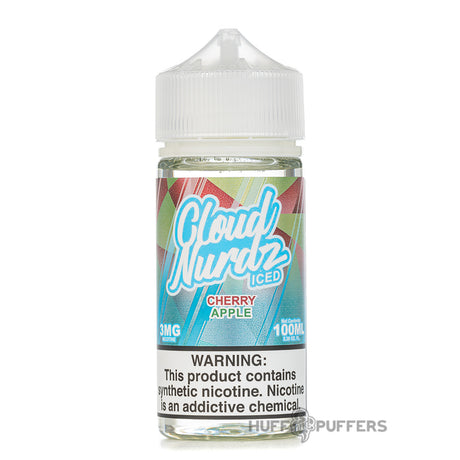 cloud nurdz cherry iced apple e-juice 100ml