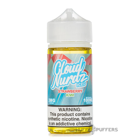 cloud nurdz iced strawberry kiwi e-juice 100ml