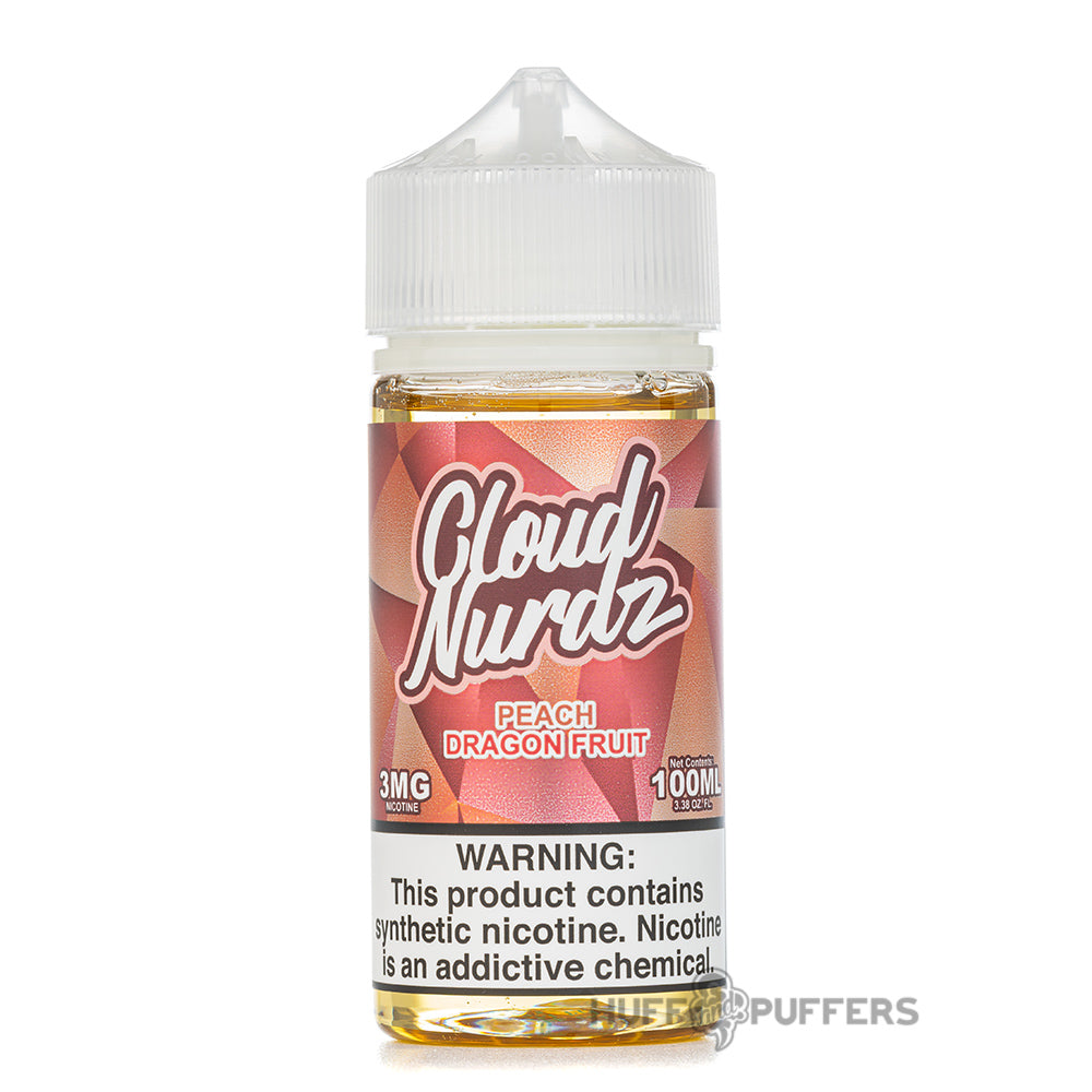 cloud nurdz peach dragon fruit e-juice 100ml