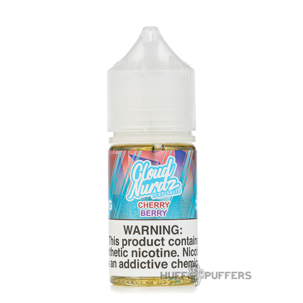 cloud nurdz salt iced cherry berry e-juice 30ml