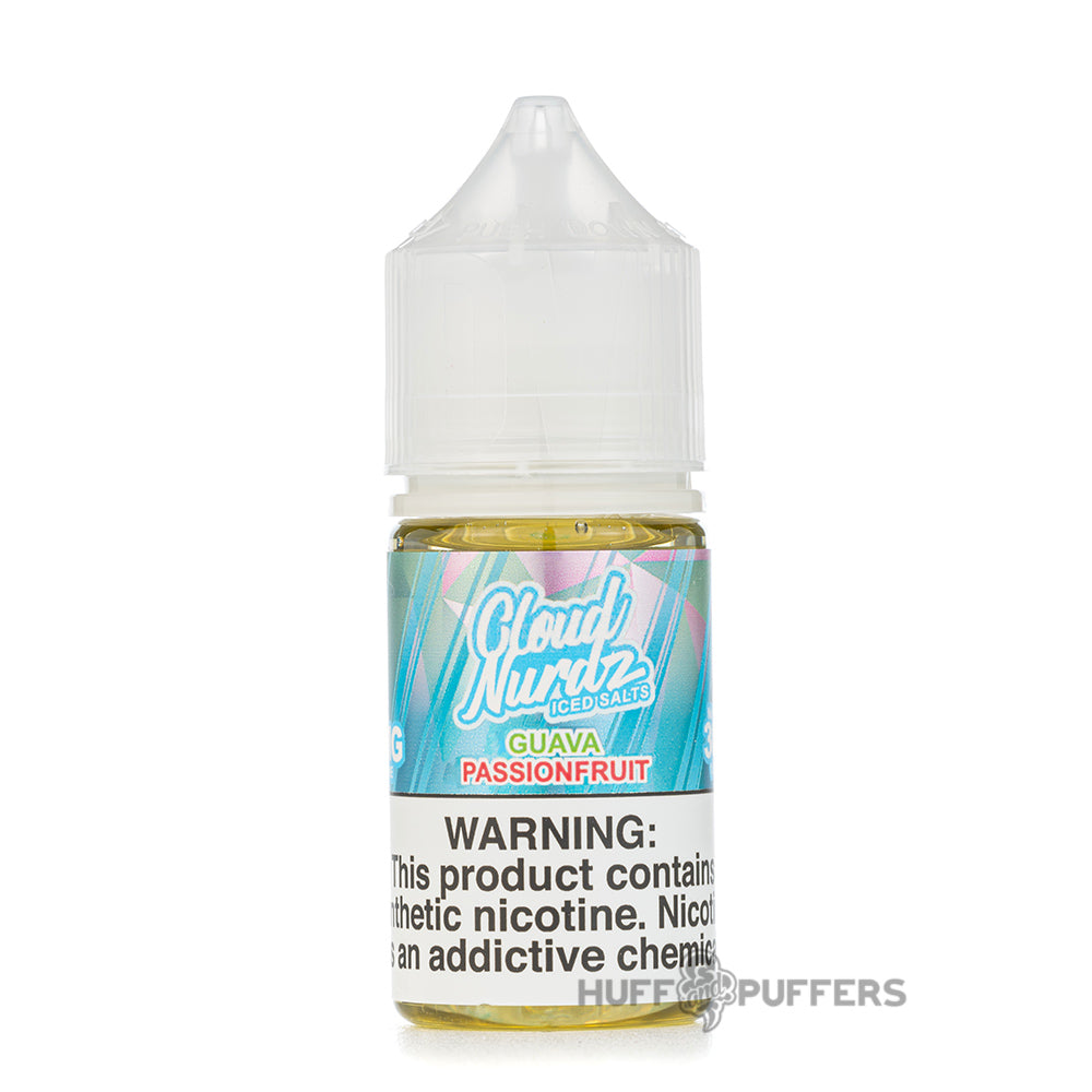 cloud nurdz salt iced guava passionfruit e-juice 30ml