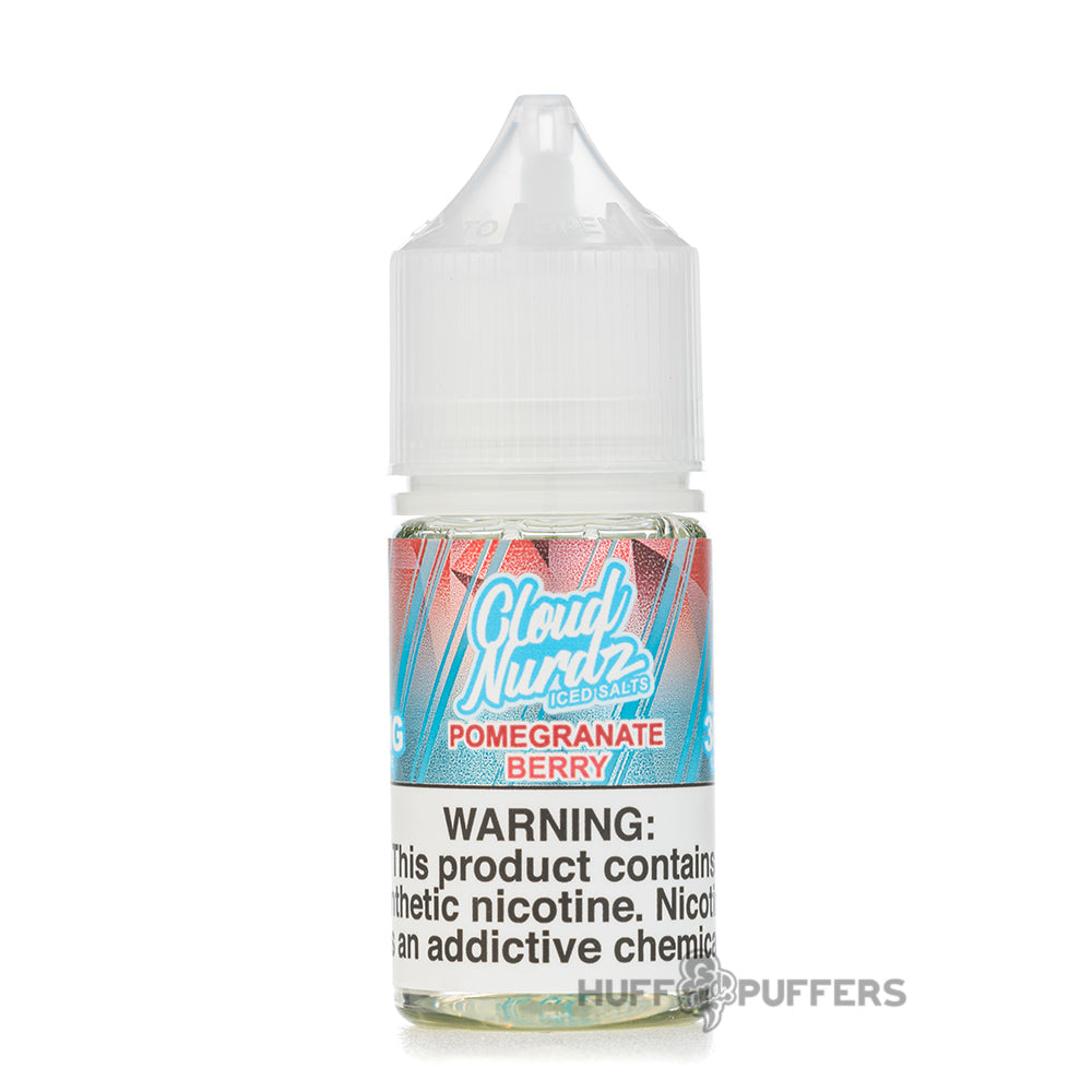 cloud nurdz salt iced pomegranate berry e-juice 30ml