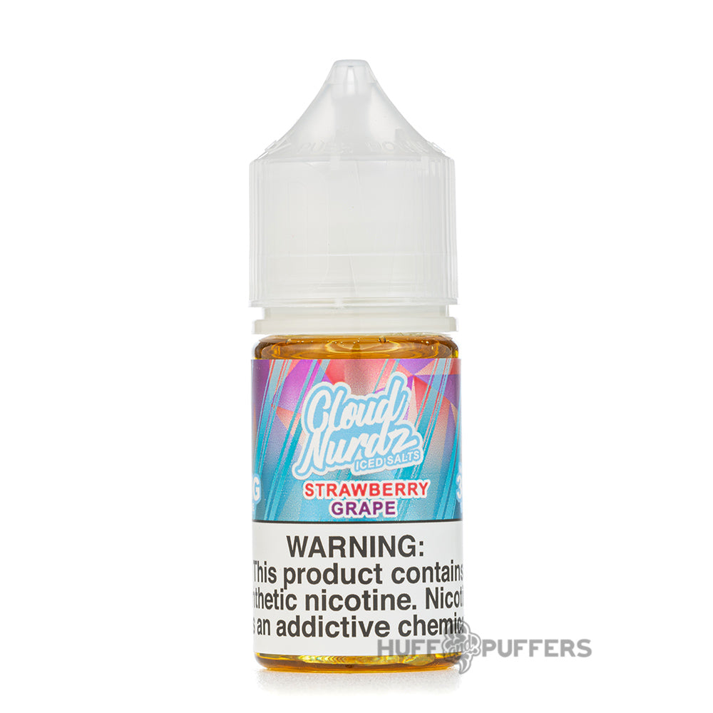 cloud nurdz salt iced strawberry grape e-juice 30ml