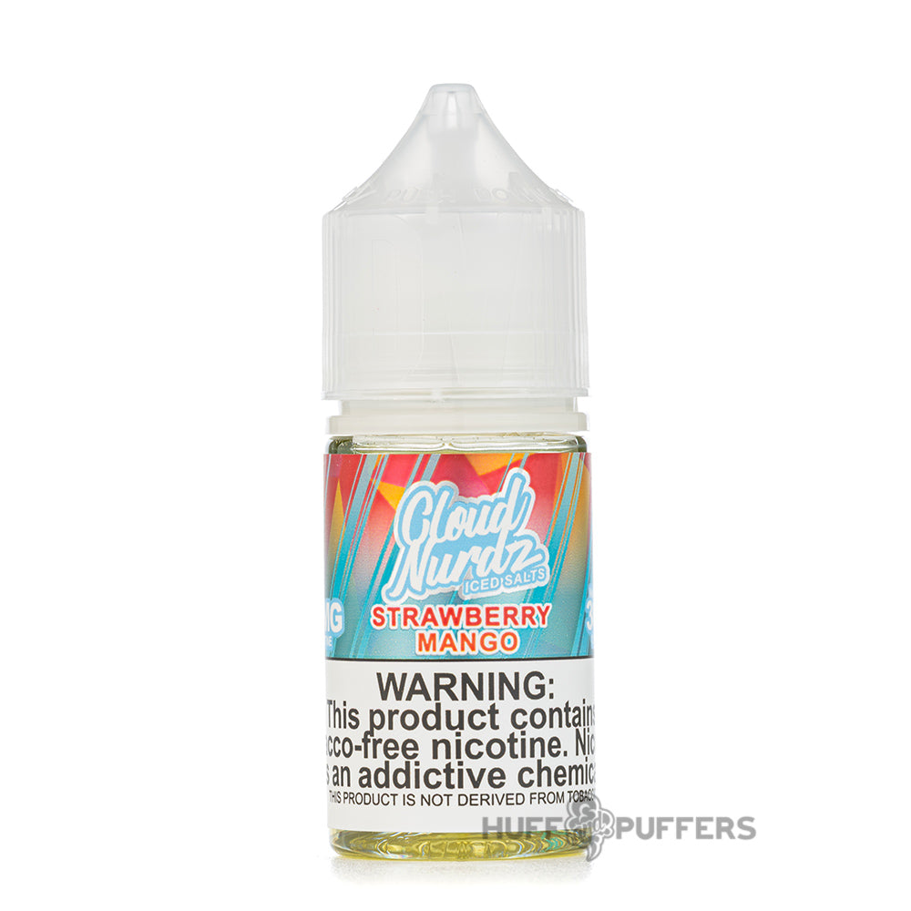 cloud nurdz salt iced strawberry mango e-juice 30ml