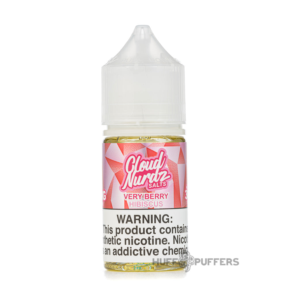 cloud nurdz salt very berry hibiscus e-juice 30ml