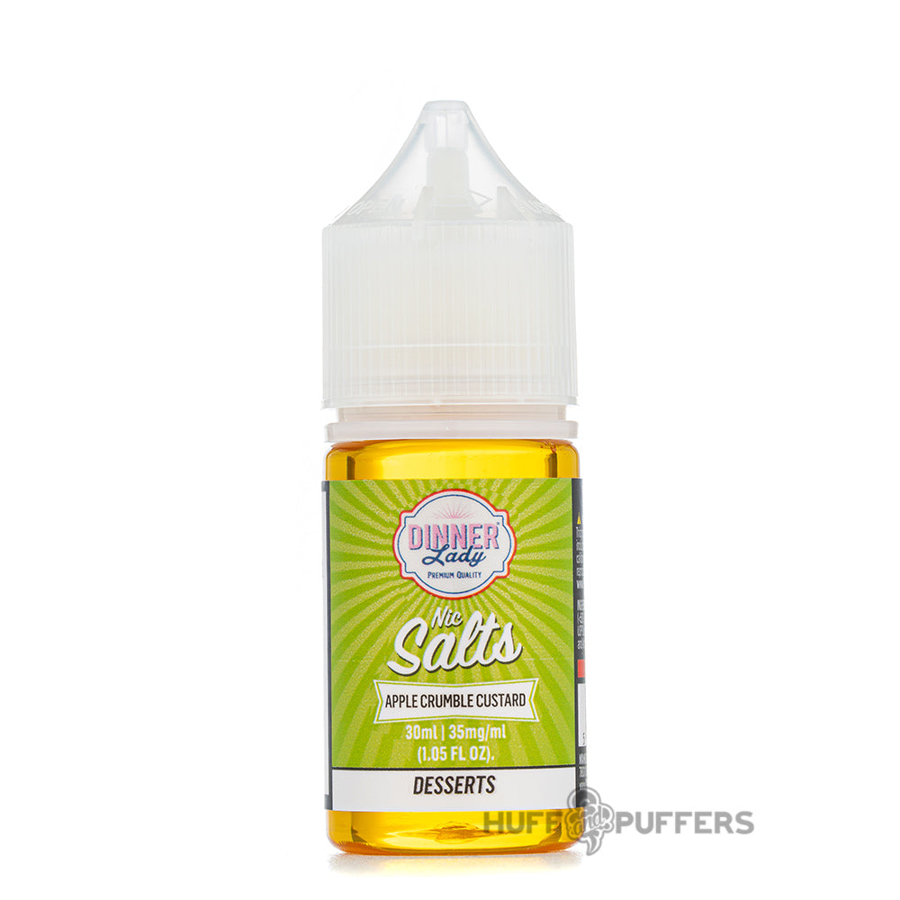 dinner lady salts apple crumble custard e juice 30ml