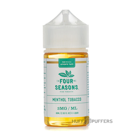 four seasons menthol tobacco e-juice 60ml