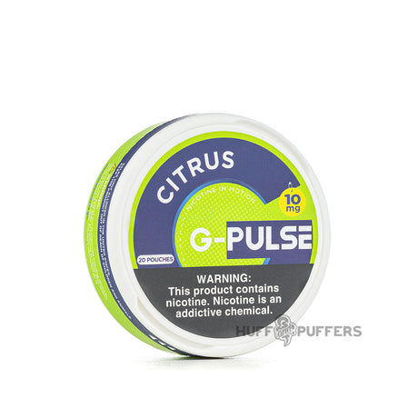 g-pulse citrus nicotine pouches 10mg