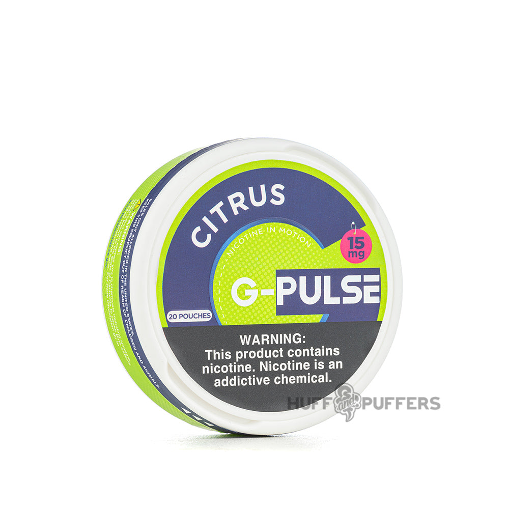 g-pulse citrus nicotine pouches 15mg