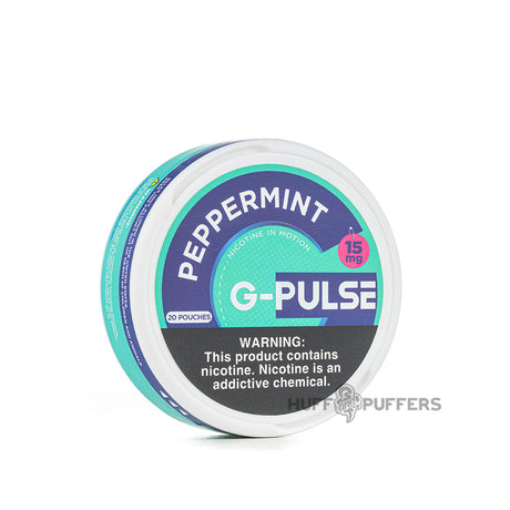 g-pulse peppermint nicotine pouches 15mg