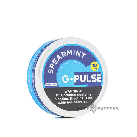 g-pulse spearmint nicotine pouches 10mg