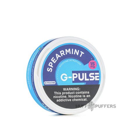 g-pulse spearmint nicotine pouches 15mg