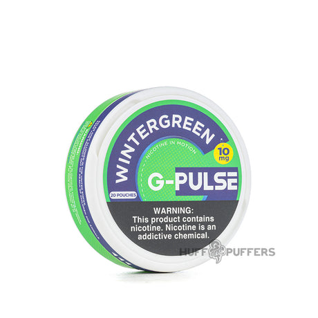 g-pulse wintergreen nicotine pouches 10mg