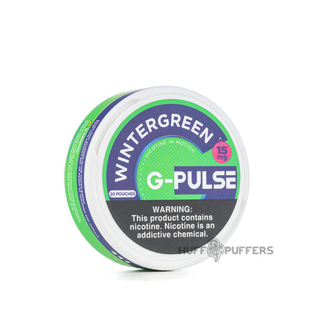 g-pulse wintergreen nicotine pouches 15mg