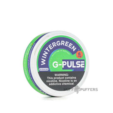 g-pulse wintergreen nicotine pouches 6mg