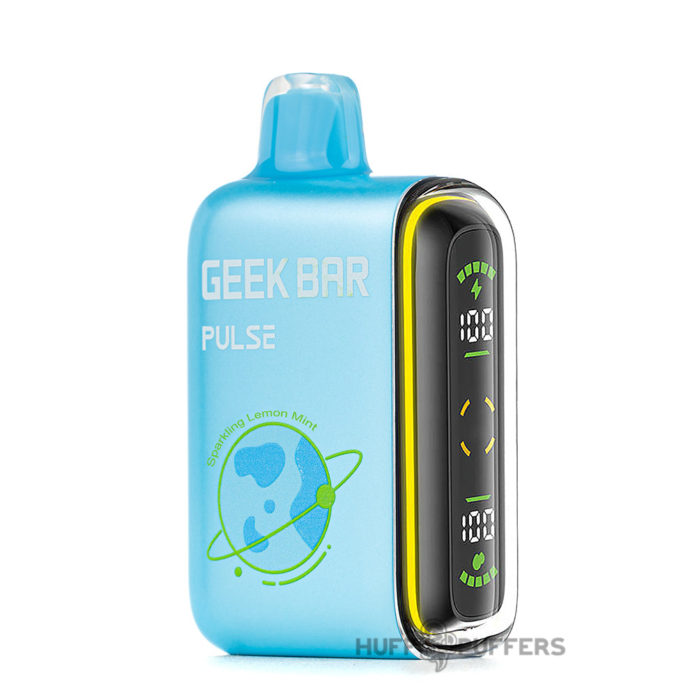 geek bar pulse disposable vape sparkling lemon mint