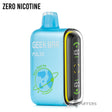 geek bar pulse zero nicotine disposable vape blue razz ice