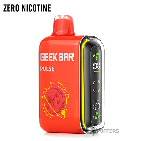 geek bar pulse zero nicotine disposable vape watermelon ice