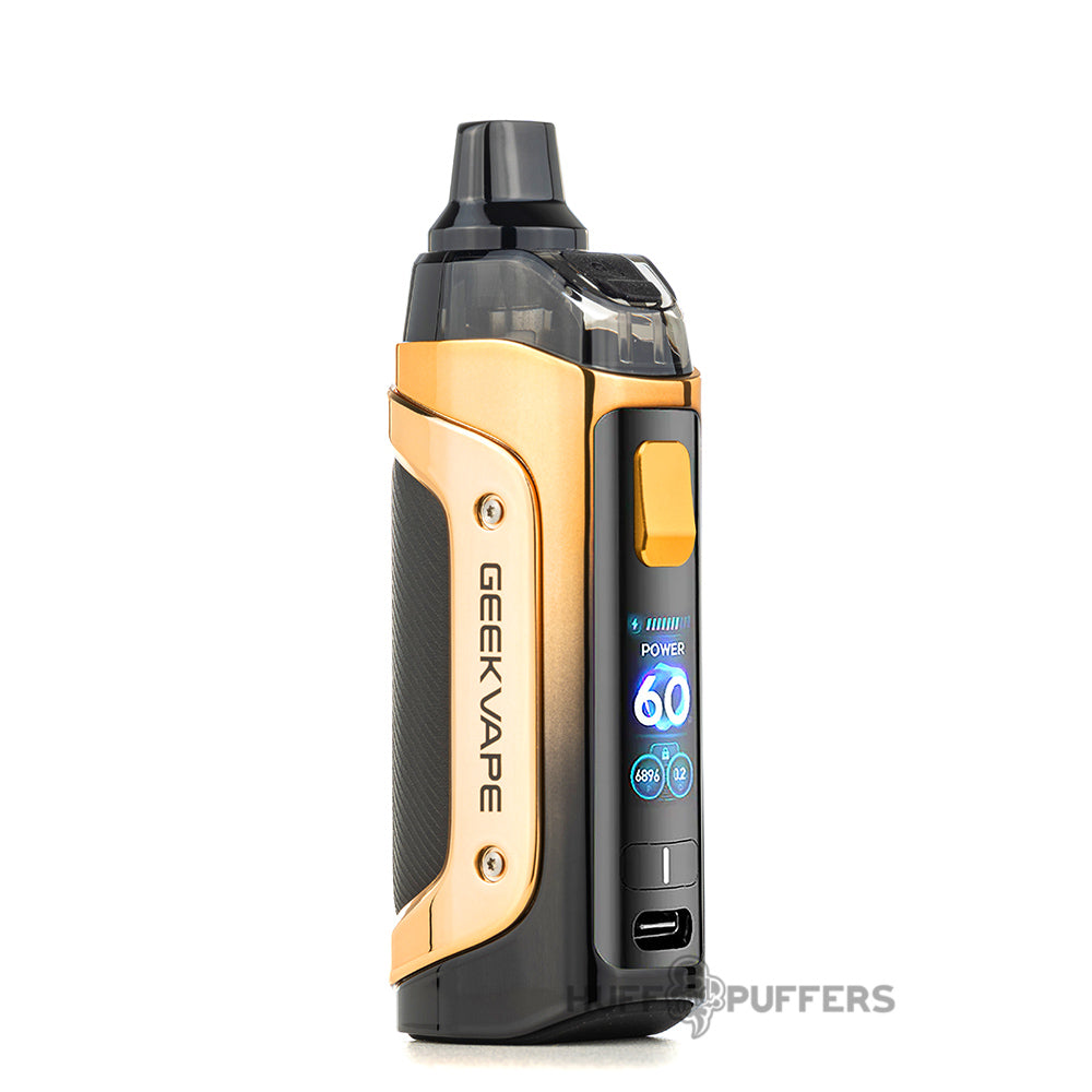 geekvape aegis boost 3 pod system midnight gold