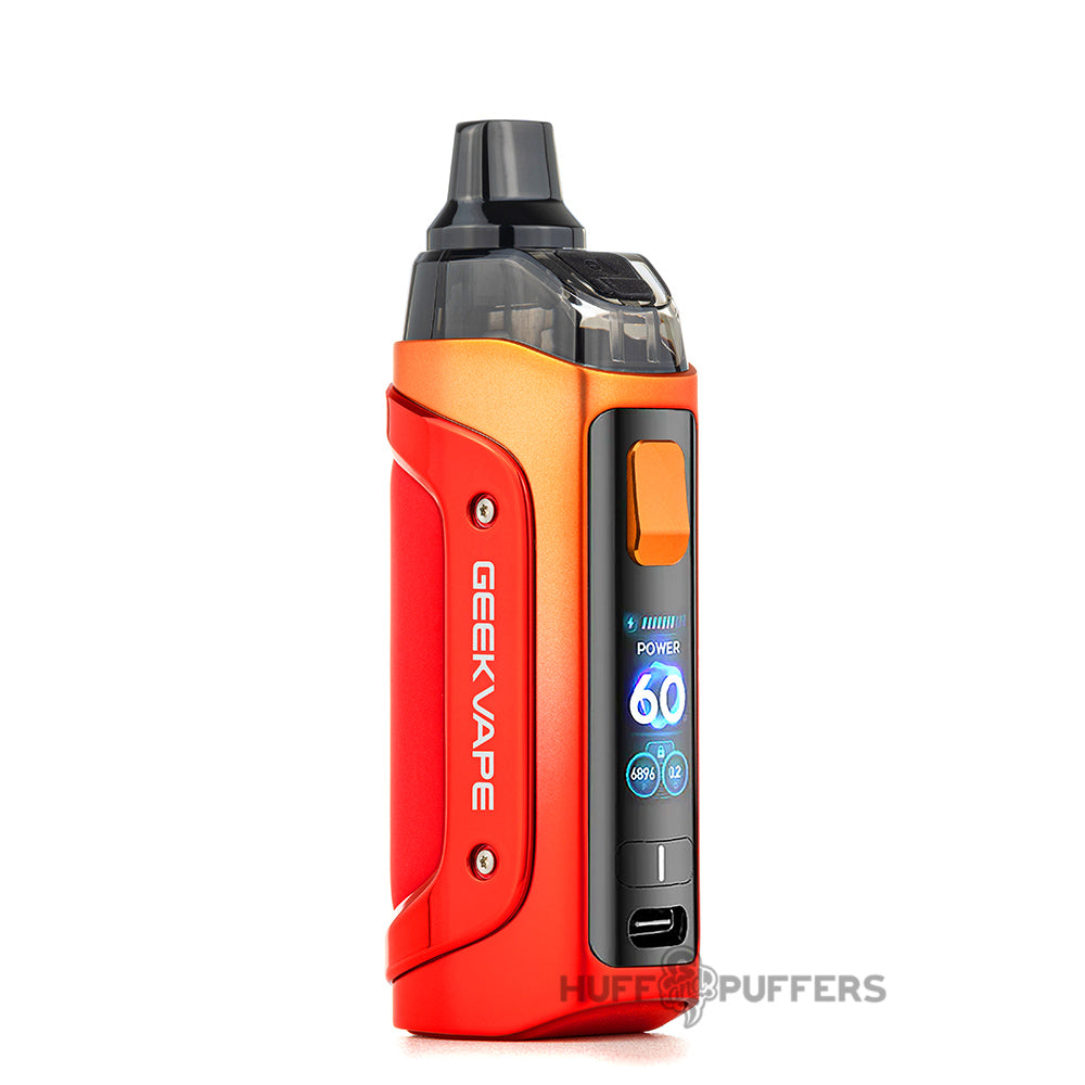 geekvape aegis boost 3 pod system sunset red