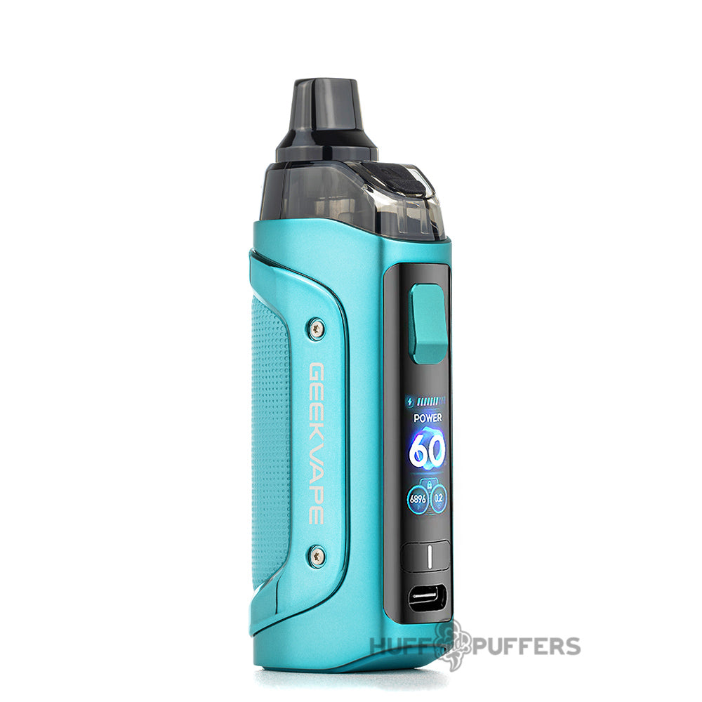 geekvape aegis boost 3 pod system teal blue