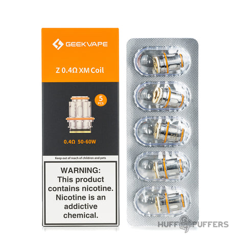 geekvape z 0.4ohm xm coils 5 pack