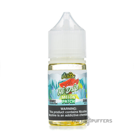 hi-drip salts iced melon patch 30ml e-juice bottle