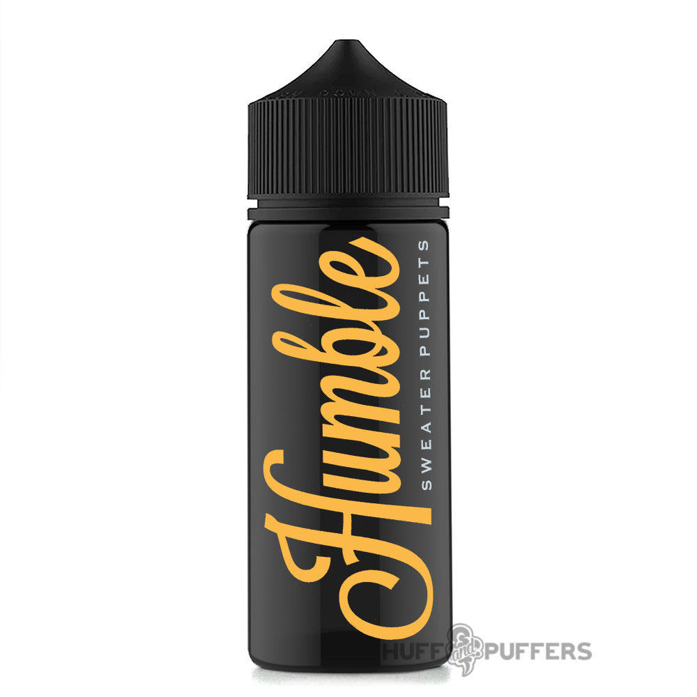 humble e juice sweater puppets 120ml e-juice bottle