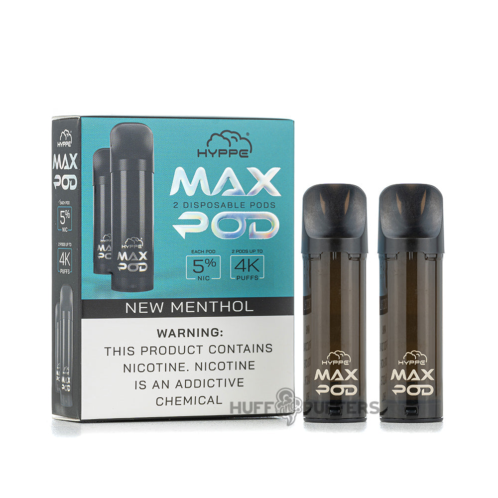 hyppe max disposable pods new menthol