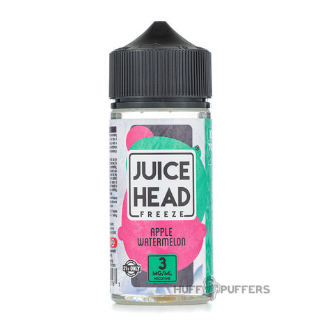 juice head freeze apple watermelon 100ml e-juice bottle