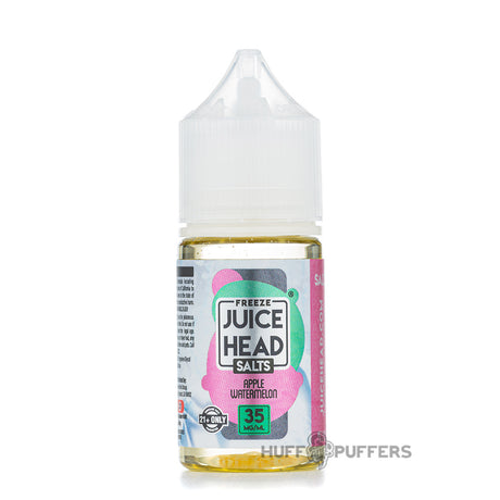 juice head freeze salts apple watermelon 30ml e-juice bottle