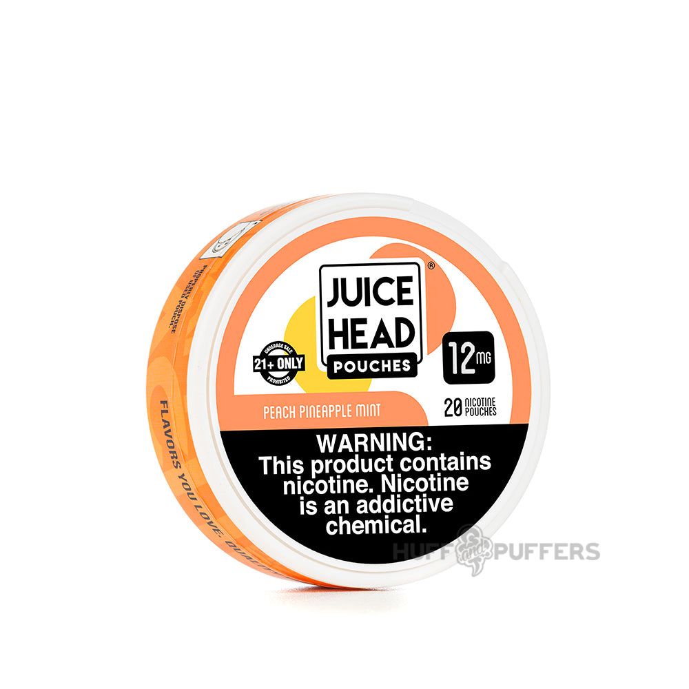 juice head nicotine pouches peach pineapple mint 12mg