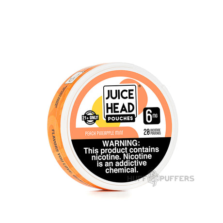 juice head nicotine pouches peach pineapple mint 6mg