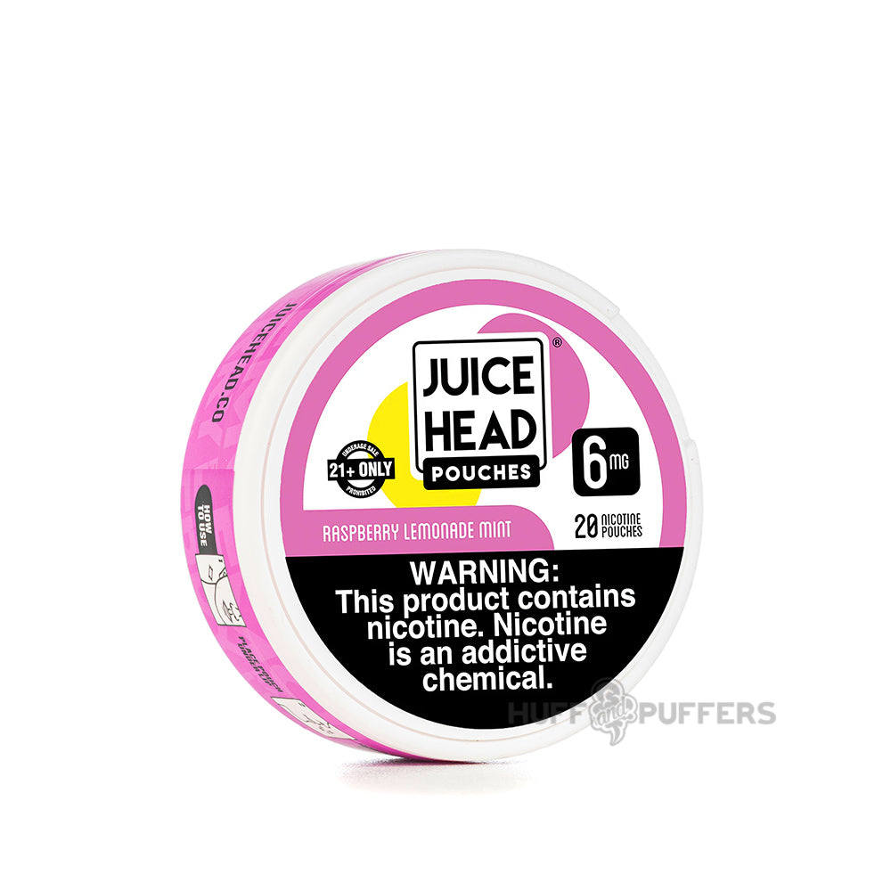 juice head nicotine pouches raspberry lemonade mint 6mg