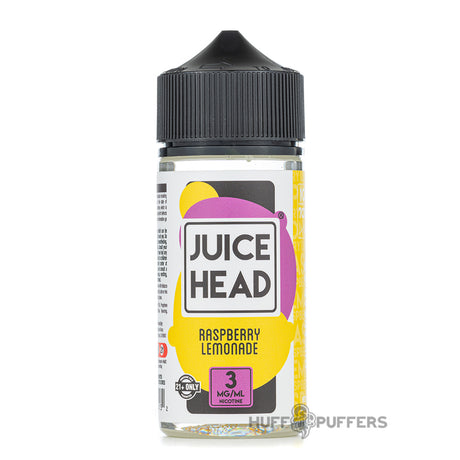 juice head raspberry lemonade 100ml e-juice bottle