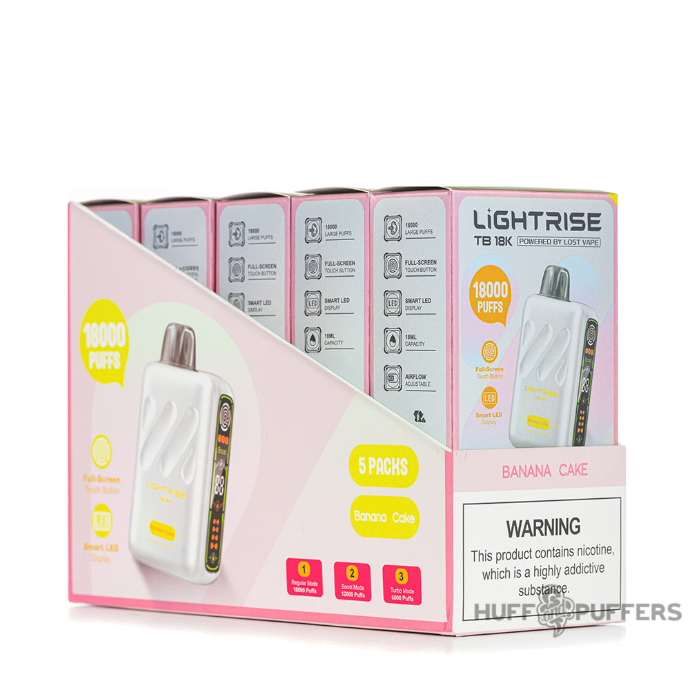 Lightrise TB 18K Disposable Vape 5% Nicotine