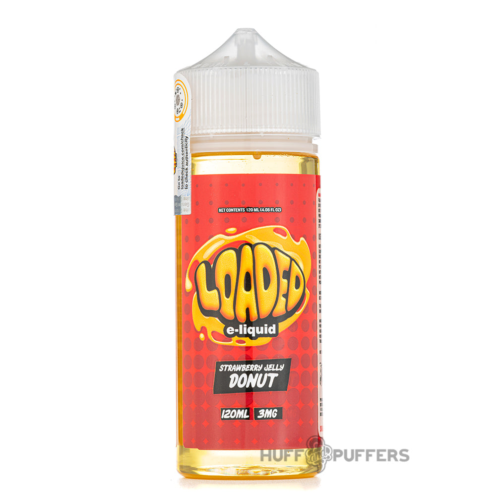 loaded e liquids strawberry jelly donut 120ml