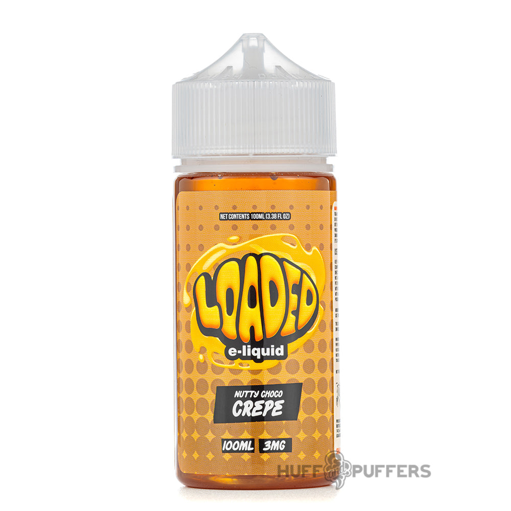 loaded e liquid choco crepe 100ml e-juice bottle