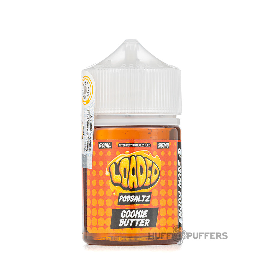 loaded podsaltz cookie butter salt nicotine e-juice 60ml