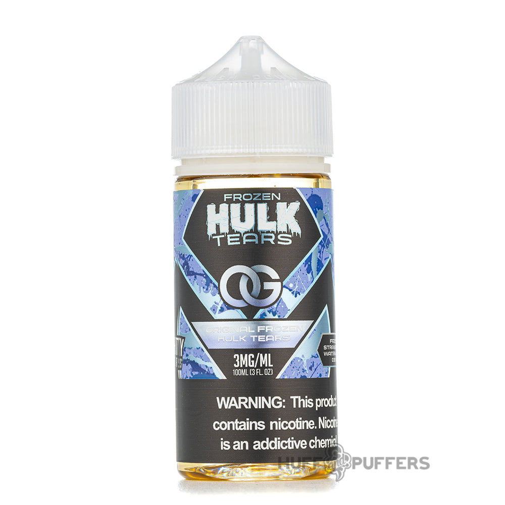 mighty vapors original frozen hulk tears strawberry watermelon chew e-juice 100ml