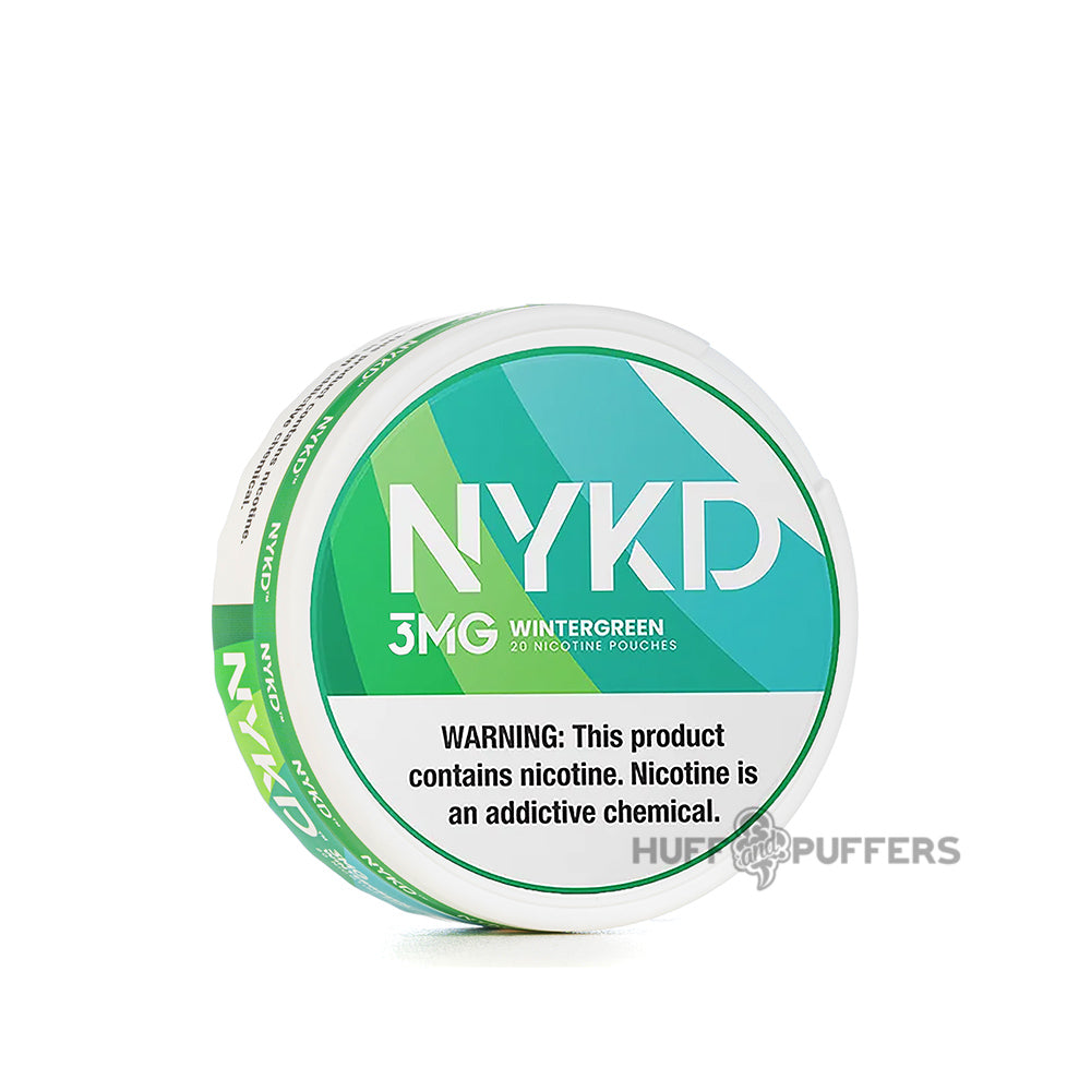 nykd nicotine pouches wintergreen 3mg