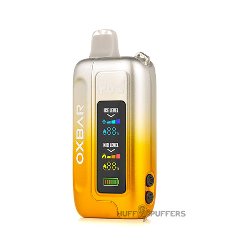 oxbar ice-nic control disposable vape golden reserve tobacco