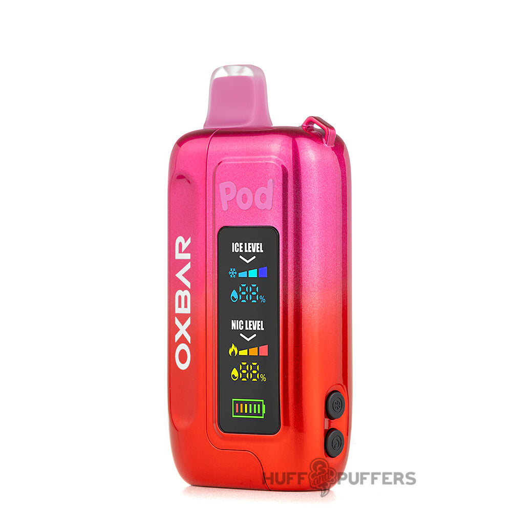 oxbar ice-nic control vape strawberry pink cherry